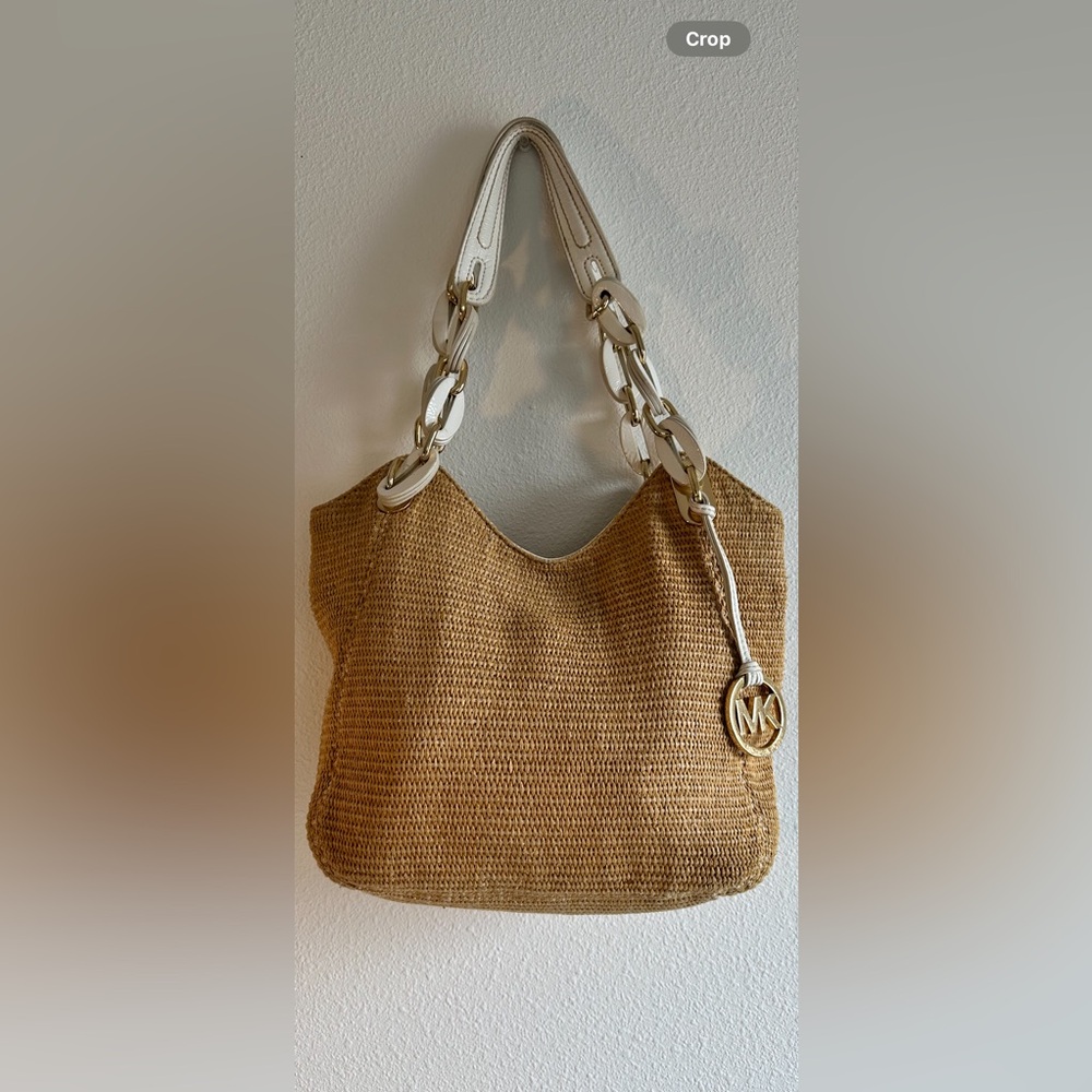 Michael Kors Woven Handbag - Medium Size